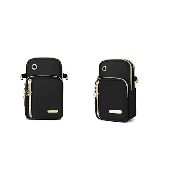 Crossbody-Väska i Oxford-tyg Svart