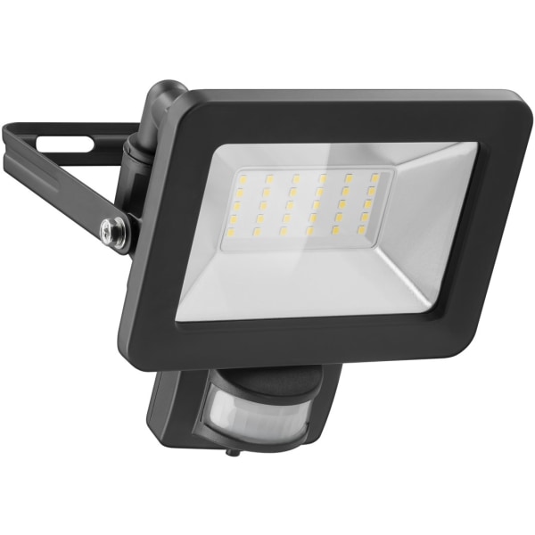 LED-strålkastare för utomhusbruk, 30 W, med rörelsedetektor