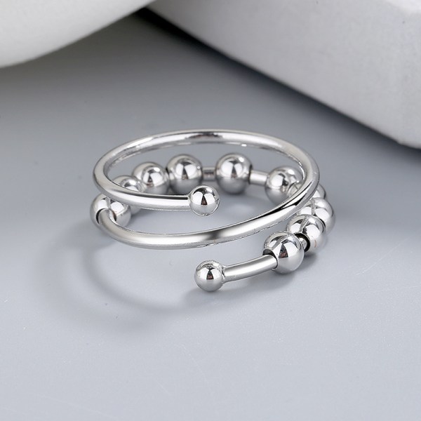 INF Justerbar Antistressring i Koppar, 4-pack