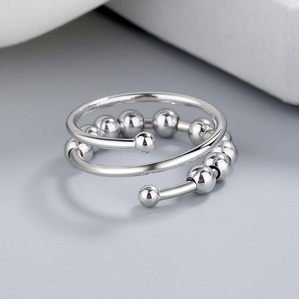 Justerbar Antistressring i Koppar, 4-pack