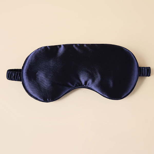 Sovmask / Ögonmask i Silke, 2-pack Mörkblå