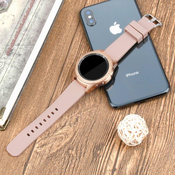 Samsung Galaxy Watch 42 mm  silikonearmbånd (S) Sort