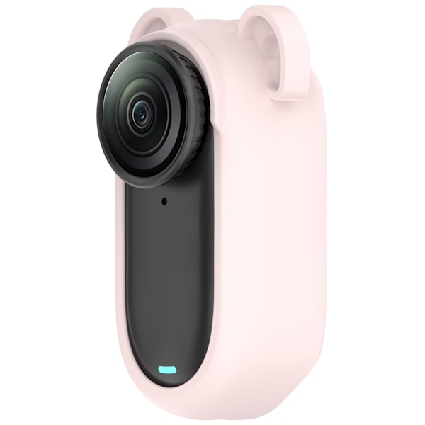 Silikonskyddsfodral för Insta360 GO 3S och GO 3 Rosa
