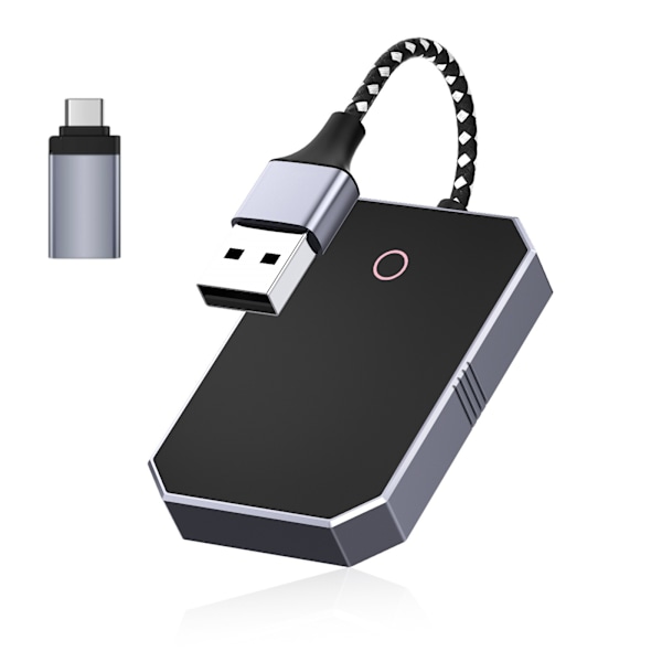 Carplay / Android Auto adapter - kablet til trådløs konverter
