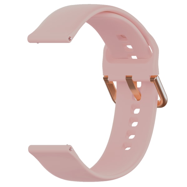 20 mm:n silikoniranneke Garmin/Vivomorelle Vaaleanpunainen