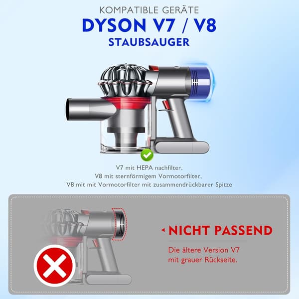 Dyson V8 Støvbeholder med Filterudskiftning