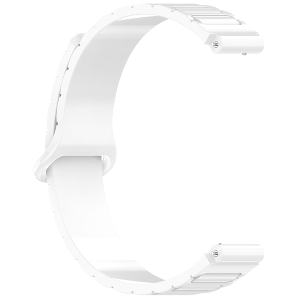 12MM magnetisk silikonerem til Xiaomi Mi Band 8/9 Hvid