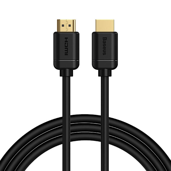 Baseus 2x HDMI 2.0 4K 60Hz-kabel, 3D, HDR, 18Gbps, 2m (svart)