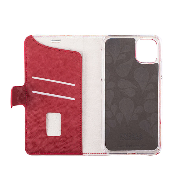 Mobilfodral Saffiano Red - iPhone 12  Mini