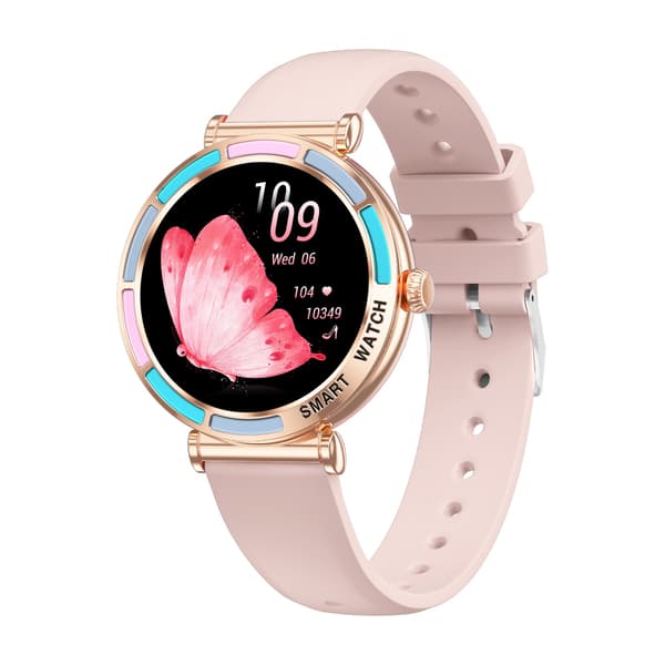 Multifunktionell Smartwatch med Bluetooth-samtal och Hälsoövervakning, kompatibelt med FitCloudPro Gold Gold