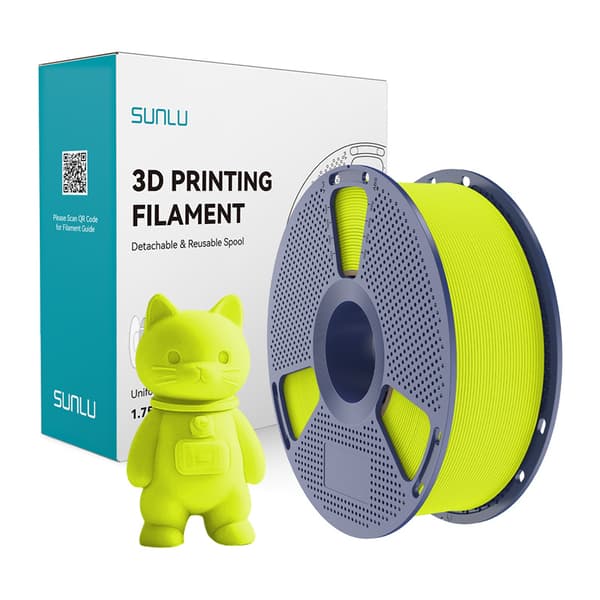 Sunlu PLA Matte-filament ljusgrönt, 1,75 mm, 1 kg för FDM 3D-skrivare
