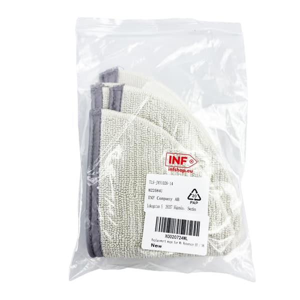 Moppeklude 5-pak Roborock S5/S5 Max/S50/S51/S55/S6/S6 MaxV/S6 Pure