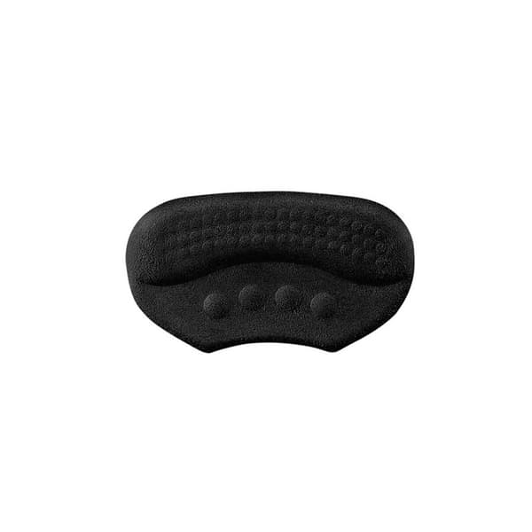 Selvklæbende gelhælbeskyttere Black Thin Black