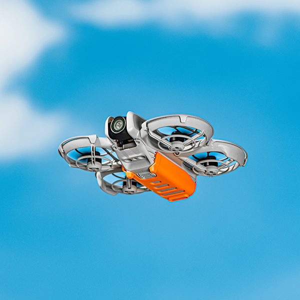 Skyddsfodral för DJI NEO Batteri med Landningsställ - Grå Orange