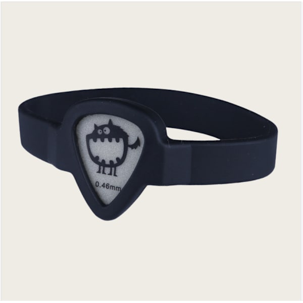 Plektrumhållare för gitarr, armbandsplektrumhållare för gitarrister Black Black