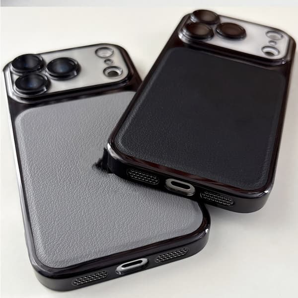 Harmaa PC+PU Suojakuori Yhteensopiva iPhone 17 Pro Max -puhelimen Kanssa