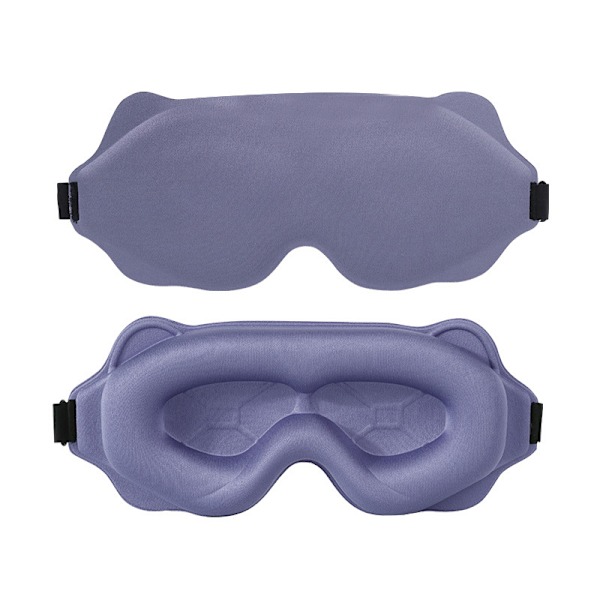 3D-muotoiltu pimennysunimaski matkustamiseen ja lepoon Violetti