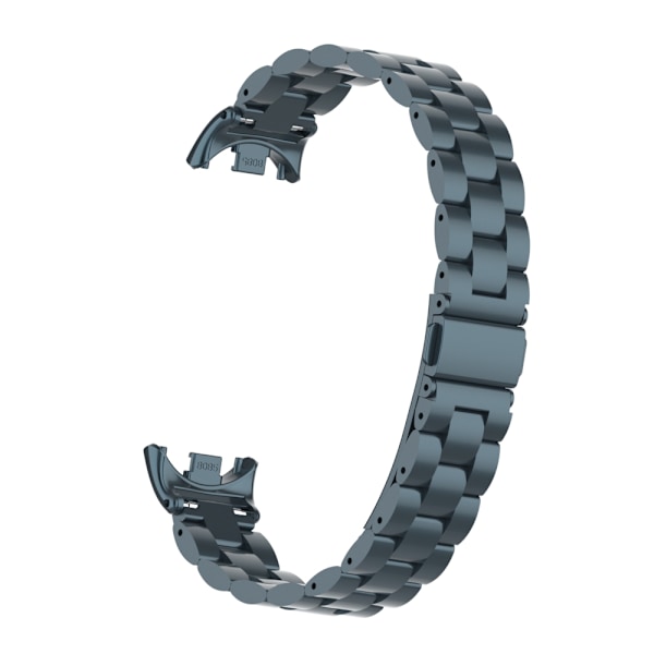 Stilfuldt rustfrit stål armbånd til Xiaomi Mi Band 9 Grå