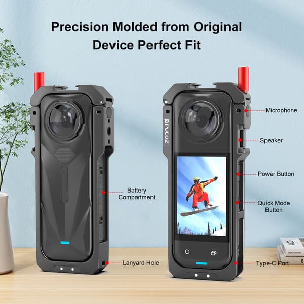 Insta360 X5 Aluminium Alloy Cage Protective Frame