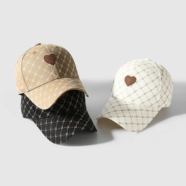 Tryckt baseballkeps Vit