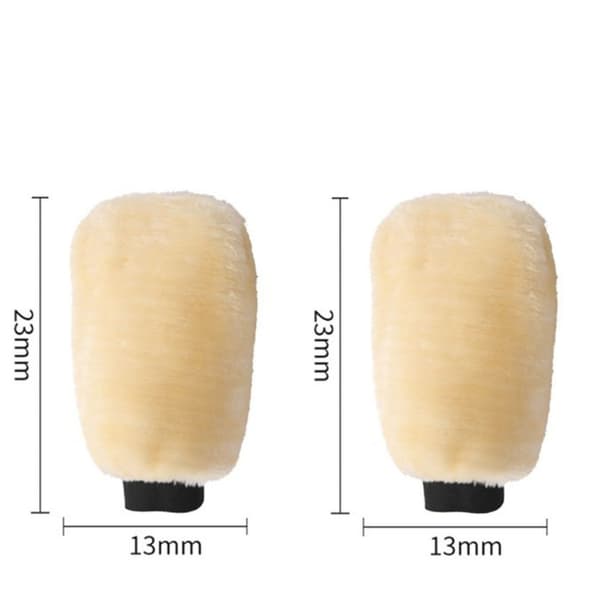 Dubbelsidiga Biltvättshandskar i Ull (2-pack) - Skonsam och Effektiv Rengöring