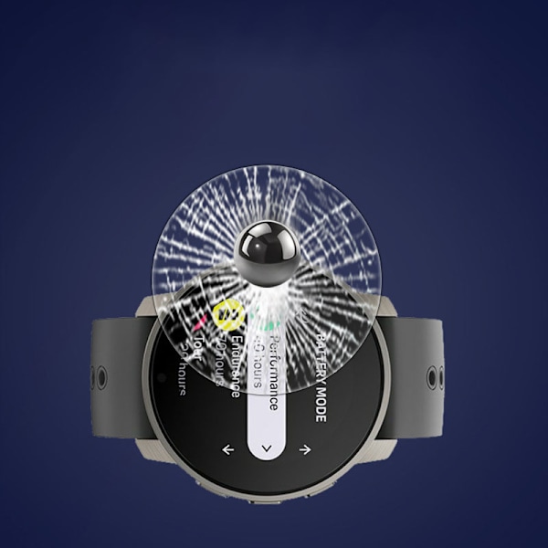 Skärmskydd i härdat glas för Smartwatch (2-pack) Suunto 9 PEAK Pro