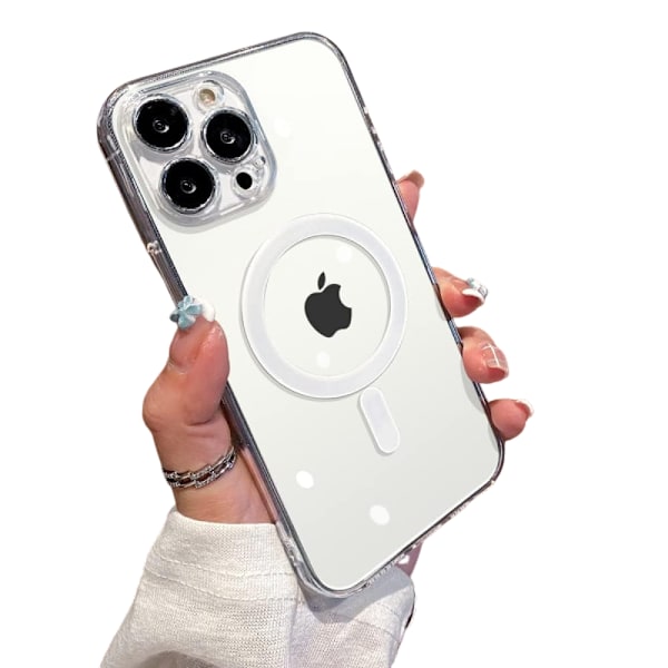 TPU färgstarkt magnetiskt telefonfodral, slitstarkt stötsäkert iPhone 15 Pro Flerfärgad