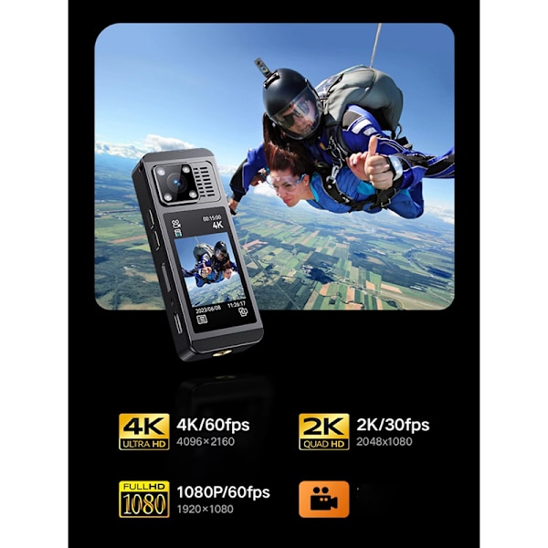Actionkamera Sportskamera med 32GB TF-kort B