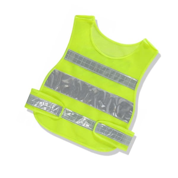 Reflekterande Säkerhetsväst med Hög Synlighet, H-Form, Fluorescerande Gul (2-Pack), Universal Storlek