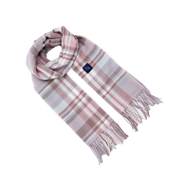 Uppvärmd halsduk - Stilfull värme för vinterkomfort Pink Pink