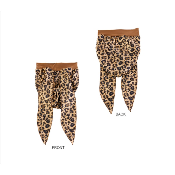 Satin Tryckt Knyt Chemo Mössa - Leopardmönstrad Huvudbonad
