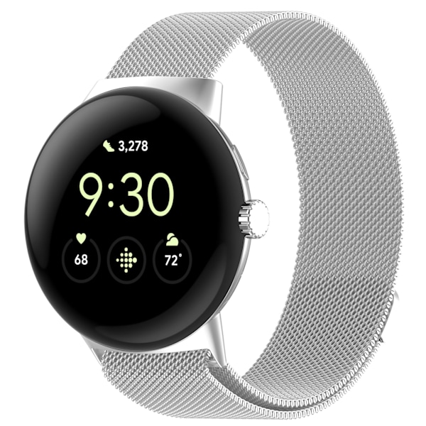 Milanese Klockarmband för Google Pixel Watch Silver M