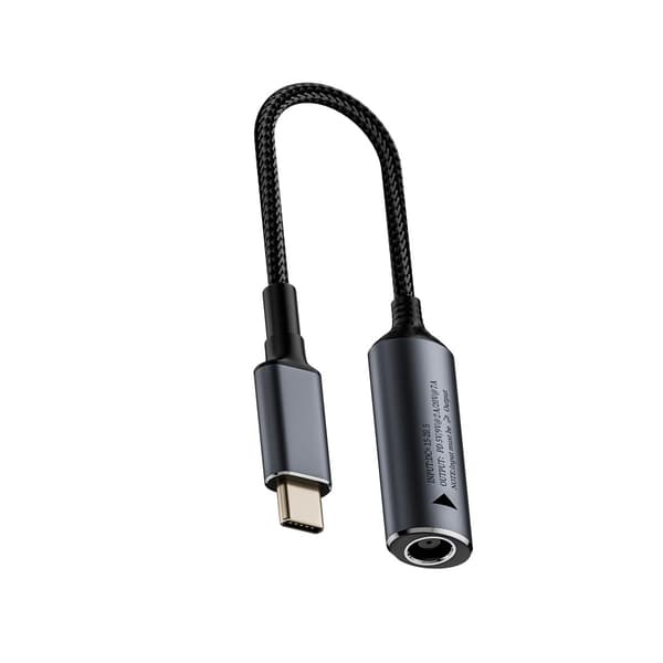 6006 Hun til Type-C Han 140W Kort Kabeladapter - Oplad Dine Enheder