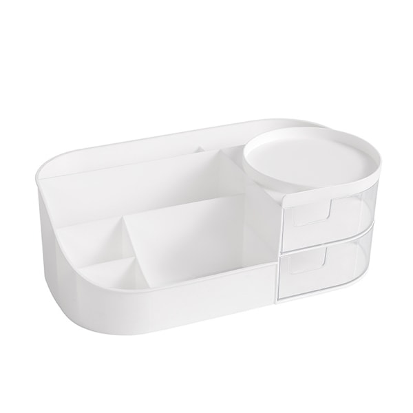 Kosmetikopbevaringsboks - Mellem (28,5x16x10,5 cm) creme farve