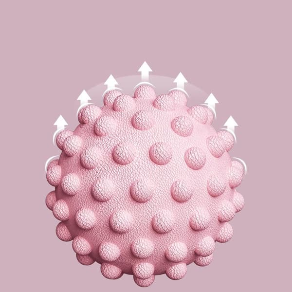 Fascia Ball  Single Pack för Muskelavslappning Pink Pink