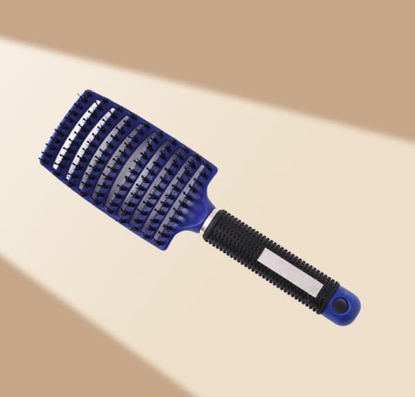 Styling Massage Vent Brush til alle hårtyper Blue Blue