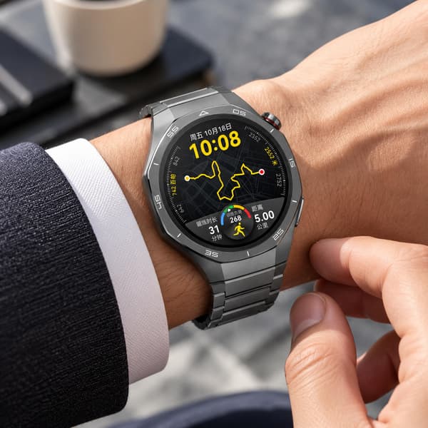 Titanium armbånd til Huawei Watch GT 5 Pro 46mm Grey Grey