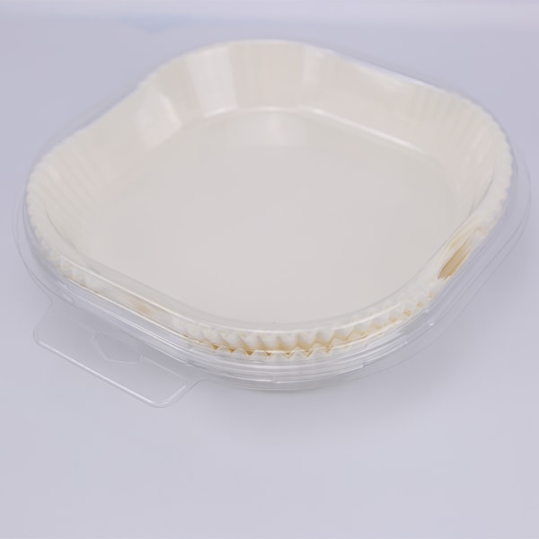 Engångs Air Fryer pappersfoder non-stick 50-pack Vit 20 cm
