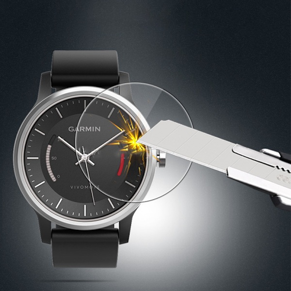 Garmin vivomove skærmbeskytter - 2-pak - Hærdet glas