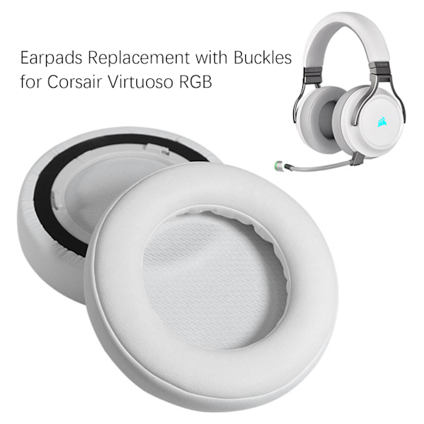 Öronkuddar för Corsair Virtuoso RGB hörlurar Grå