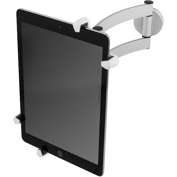 Wall bracket for tablet, rotatable 360, 3 joints, gray V2