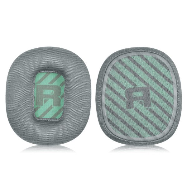 Set med 2 Mesh-öronkuddar för Logitech Astro A10 hörlurar gräs färg