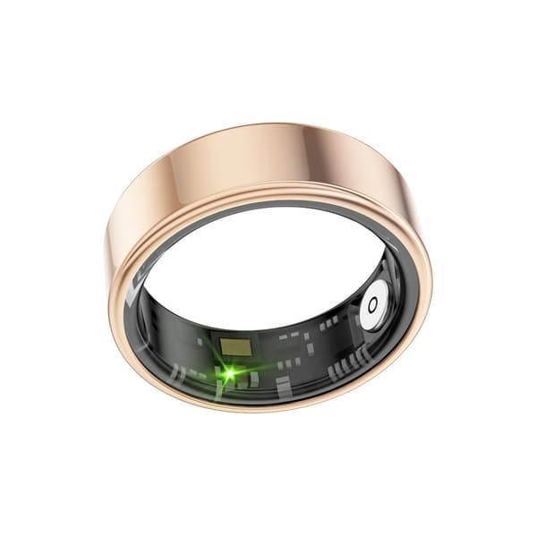 IP68+5AMT Vattentät Smart Ring - Hälsoövervakning, Sömnanalys och Gestkontroll för Android och iOS Gold Gold