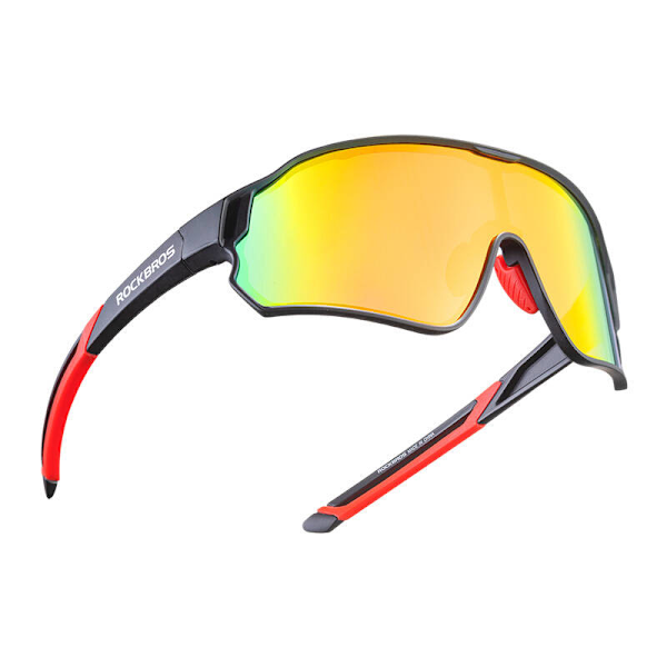 Rockbros cykelglasögon, photochromic 10135R (röd)