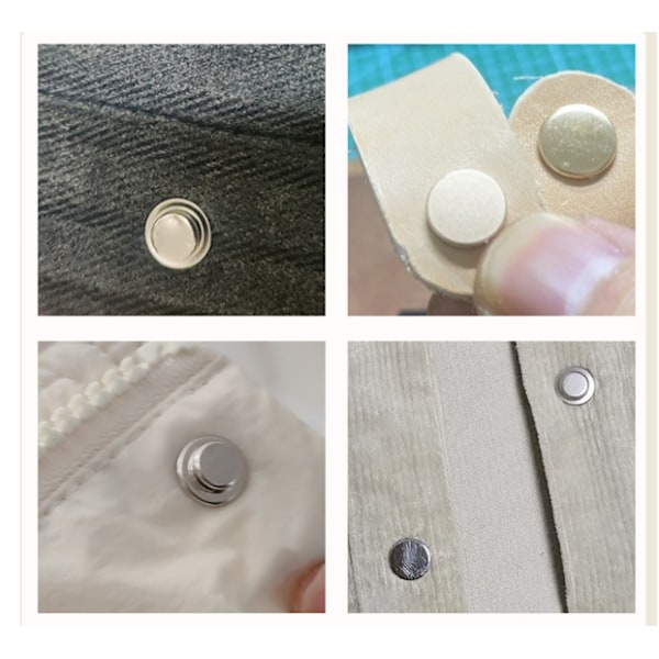 Silvermetallsnäppfästen M