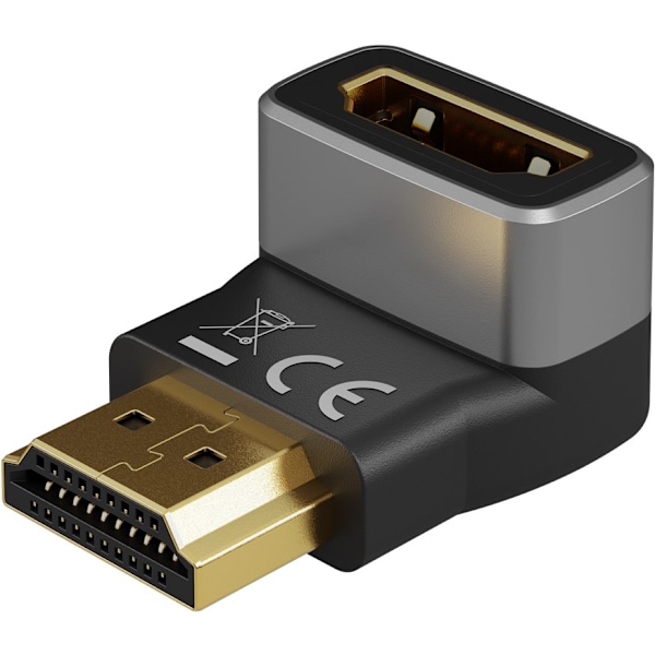 HDMI™ vinkeladapter 270° vertikal, 8K/60Hz