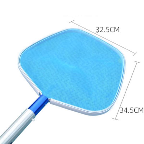 Aluminiumkant Finmaskig Pool Skimmer Net - Lätt Lövskummare (Stång Ingår Ej)