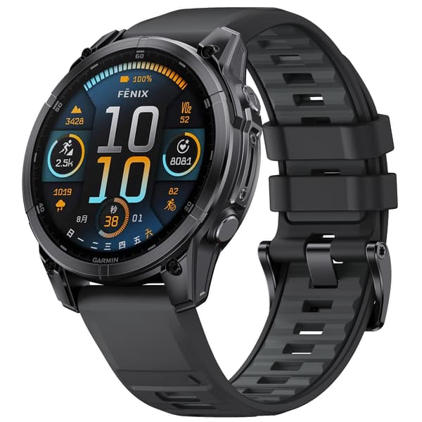 Garmin Fenix 8 Quick Release Strap Black + gray dots 47 mm Black + gray dots 47 mm