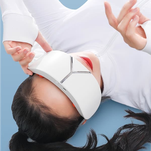 Deluxe Opgraderet Øjenmassager: Vibration, 16 Touch Points & Akupunktur Massage