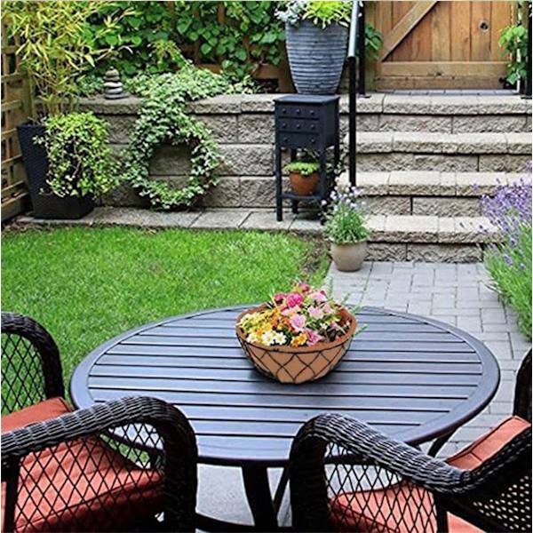Brun Hängande Korgfoder 3st - Perfekt Växtstöd 16 inch 16 inch
